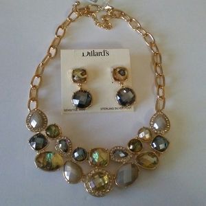 Dillards Necklace and matching earrings